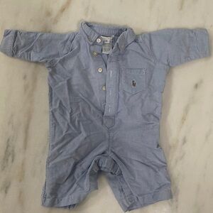 Baby Boy Polo Romper